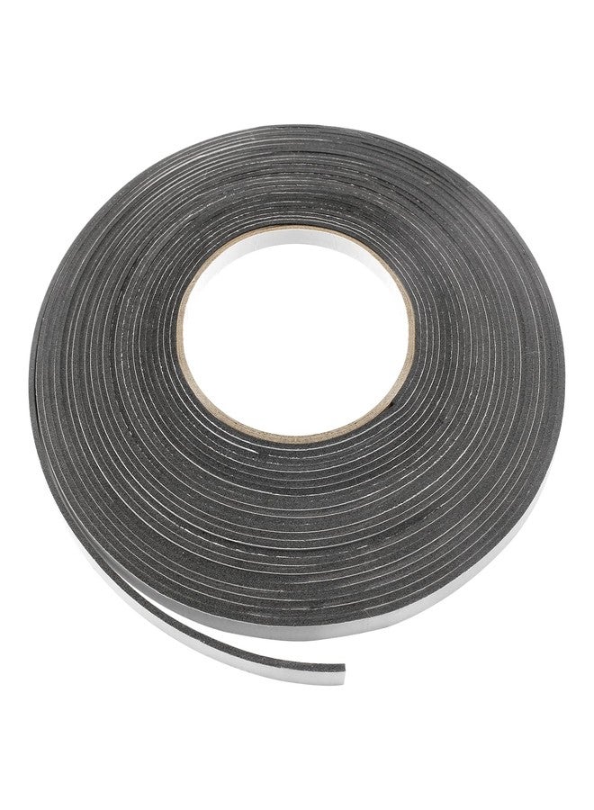 BokWin Sealing Foam Tape 5mm Wide 2mm Thick 10m/32.8ft Long, Foam Self Adhesive Tape for Sound Insulation Shock Absorption Weather Stripping Draft Seal, Doors and Windows, Black Single Sided - Image 1